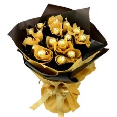 16 Ferrero Rocher Chocolate in Bouquet