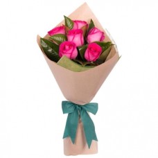Earnest 6 Pink Roses Bouquet