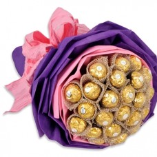 16 pcs. Ferrero Rocher Chocolate in Bouquet