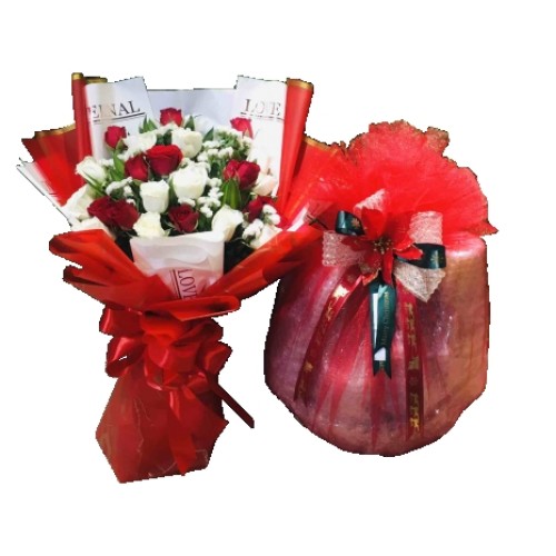 Rose Bouquet with Special Hamper