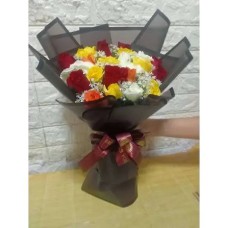 24pcs. Mixed Colors Roses Bouquet