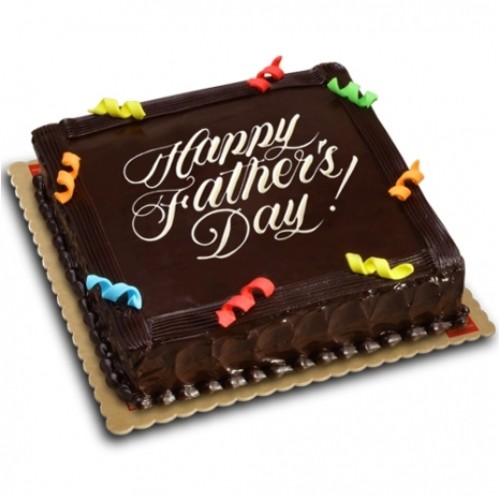 Father's Day Chocolate Dedication Cake by Red Ribbon