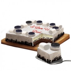 Cookies and Cream Dedication Cake by Red Ribbon (8x8 (Junior))