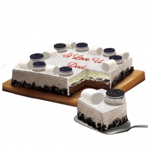 Cookies and Cream Dedication Cake by Red Ribbon (8x8 (Junior))