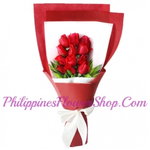 Bloom In Love - A Bouquet of 12 Red Roses