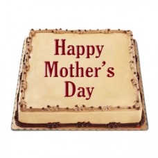 Mother's Day Mocha Dedication Cake by Red Ribbon (Junior (8 x 8)" Square)