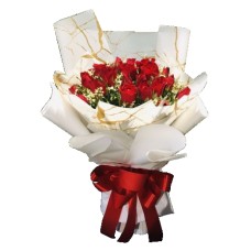 Beautiful 24 Red Rose Bouquet