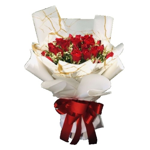 Beautiful 24 Red Rose Bouquet