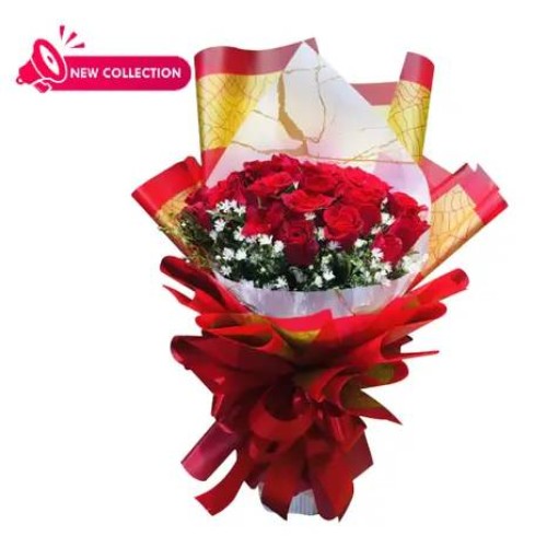 24pcs Red Rose Bouquet