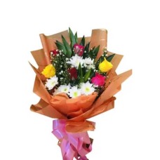 Blushing Pink Rose Bouquet