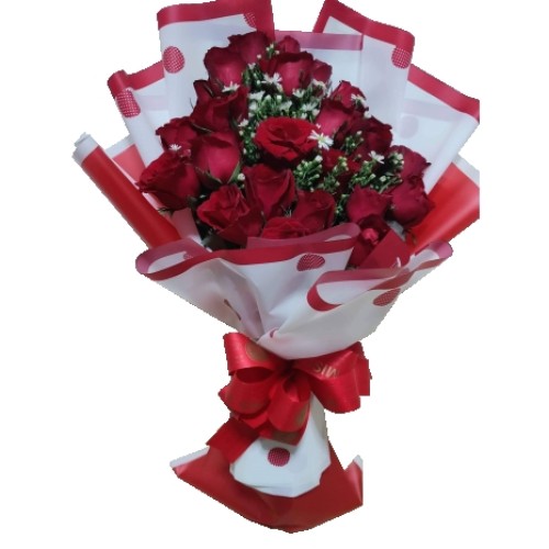 24 Red Roses Bouquet