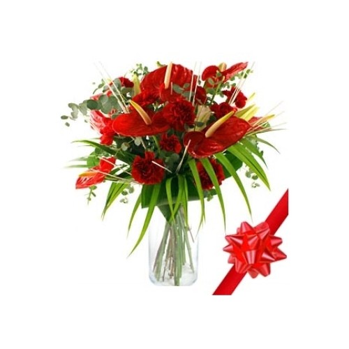 Anthurium and Carnations#33