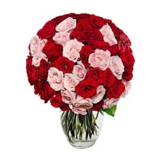 50 Blooms of Pink and Red Roses#81