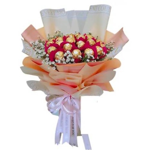 Bouquet of Ferrero Rocher Chocolate to the Philippines â€“ Luxurious Gift Delivery