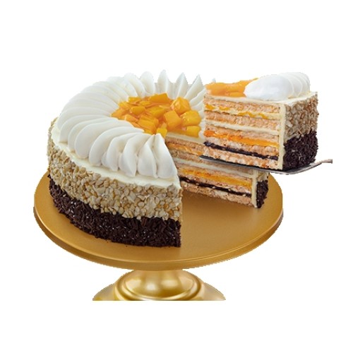 Mango-Choco Marjolaine Cake by Red Ribbon