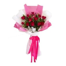 12pcs Red Rose Bouquet
