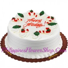 White Frost Choco Holiday Cake by Goldilocks