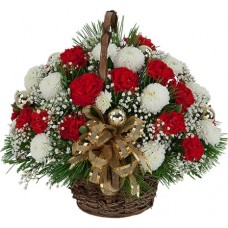 Holiday Flower Basket