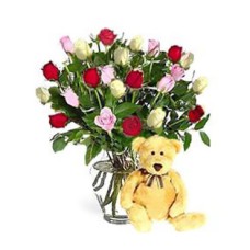 Multicolor De Rosas (24 Rosesus)