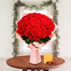 Delight Holidays (12 Roses + Chocolates)