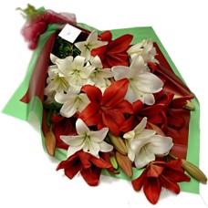 Lilies Star Bouquet (4 Lilies stems)