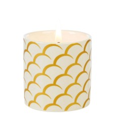 Fired Earth Small Ceramic Candle White Tea and Pomegranate 68g
