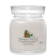 Yankee Candle Signature Jar Candle Medium Woodland Weekend Mysteries 368g