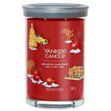 Yankee Candle Signature Jar Candle Large Tumbler Big Apple Christmas 567g