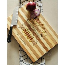 Personalised Cooking With Love Chopping Board