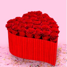 Forever Roses Red Heart Roses