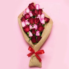 Shades Of Red Presentation Bouquet