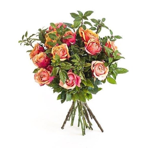 Orange Rose Bouquet (Small (8 Roses))