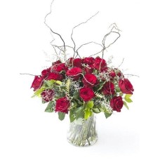 Glorious Red Rose Arrangement (Medium (24 Roses) (As Shown))