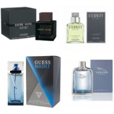 Bundle Offer 4 In 1 Encre Noire Eternity Guess Night Jaguar Classic For Men