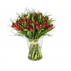 bouquet of red tulips Martine (Small)