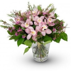 bouquet of GrÃ¢ce orchids (Small 7 blossoms)