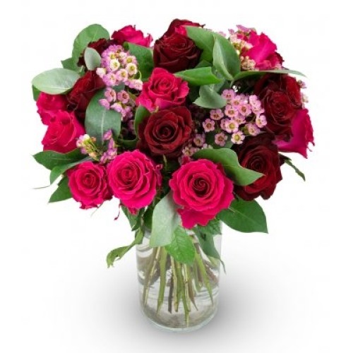 bouquet of Red Clair roses (Small)