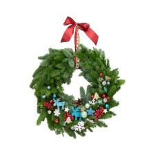 Wreath to hang on the door Reindeer (Wreath 30 cm)
