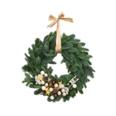 Pearl Door Wreath (Venec 30 cm)