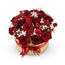 Box of flowers Red Romance (Small)
