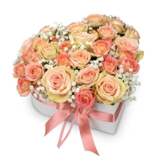 Box of flowers Romance Love (Medium)