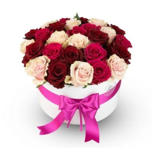 Box of flowers Dolce rosa (Small)