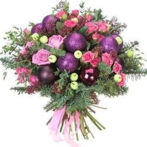 Enchanting New Year Violet Bouquet