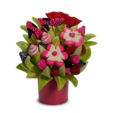 Sweety Pink Fruit Arrangement