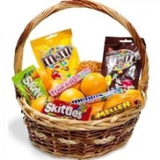 Orange And Sweet Gift Basket