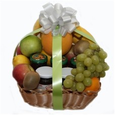 Fruit and Jam Gift Basket