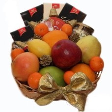 Chocolate, Cheese and Fruit Basket (regular)