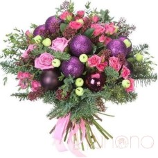 Enchanting New Year Violet Bouquet