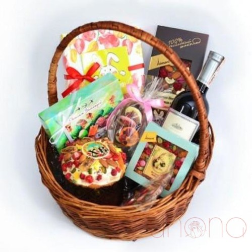 Fancy Easter Gift Basket