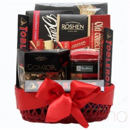 Passionate Dark Chocolate Basket